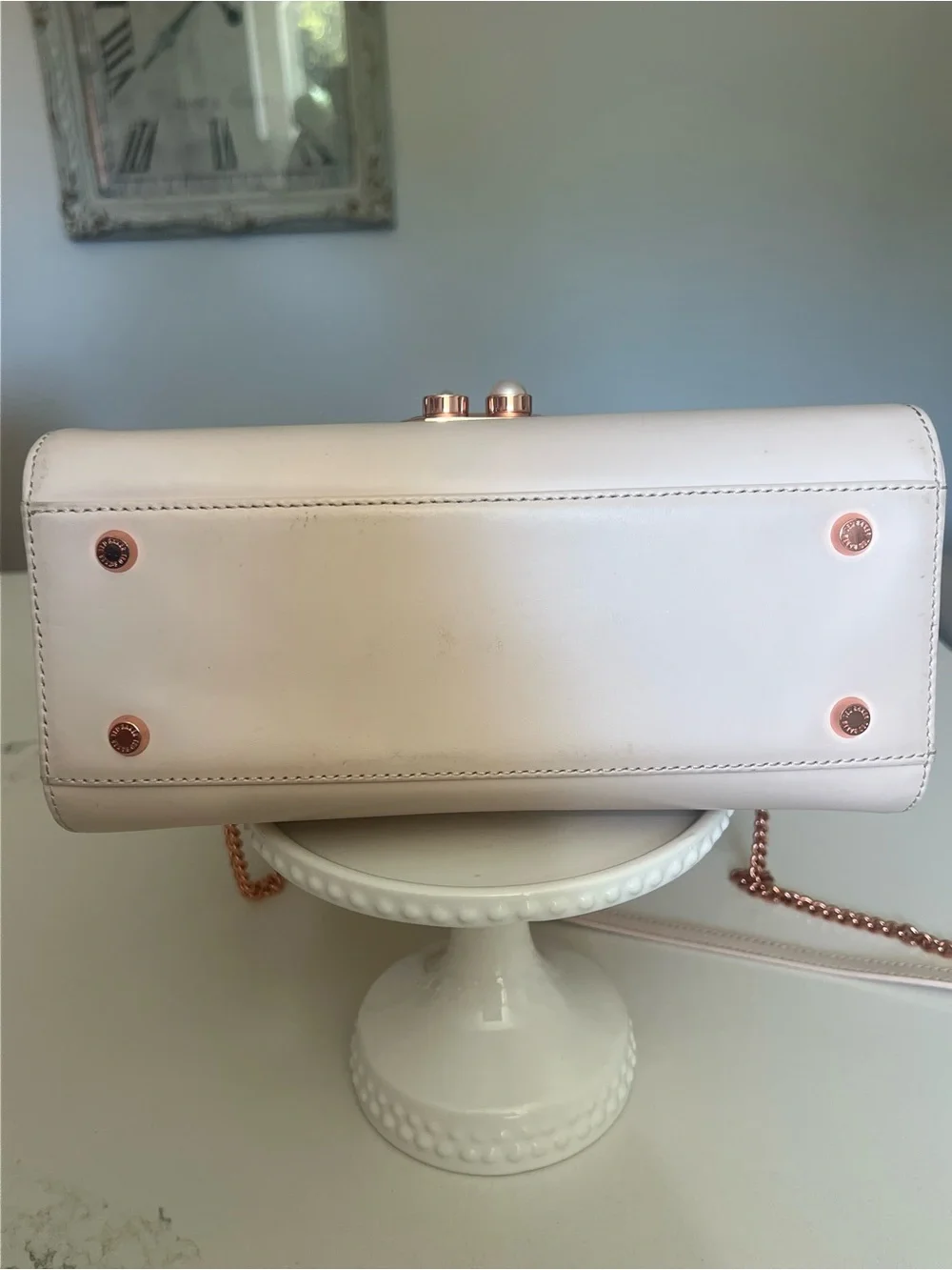Ted Baker London Verina Faux Pearl Lock, Lady Satchel